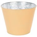 Floristik24 Übertopf Metall Blumenübertopf Pastell Orange Ø20cm H16cm