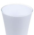 Floristik24 Vase „Fizzy" Ø20cm H35cm Weiß, 1St