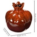 Keramik Granatapfel Dekoration glänzend 14cm | Floristik24.de