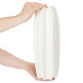 Vase geriffelt Moderne Keramikvase für Trockenblumen 40cm | Floristik24.de
