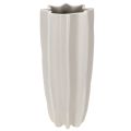 Floristik24 Vase gerillt modern Hohe Dekovase für Trockendeko 38cm