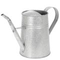 Floristik24 Verzinkte Deko Gießkanne Metall Grau Vintage-Look 1,7L H23cm für stilvolle Blumendeko & Pflanzgefäß