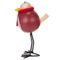 Deko Vogel Figur mit Schal