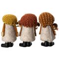 Wichtel Figur mit Bart und Zipfelmütze 10cm 3St | Floristik24.de