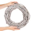 Weidenkranz Deko Kranz aus geweißten Zweigen 40cm | Floristik24.de
