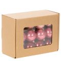 Weihnachtskugel Glas Dekoration glänzend 3cm 22St | Floristik24.de