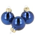 Floristik24 Mini Weihnachtskugel Set Glas Dekoration für Tannenzweige 3cm 22St