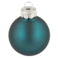 Weihnachtskugel matt und glänzend Kleiner Weihnachtsschmuck 4cm 24St | Floristik24.de