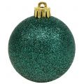 Weihnachtskugel Smaragdgrün Mix Ø6cm 10St