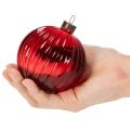 Weihnachtskugeln Glas Rot 8cm 12St | Floristik24.de
