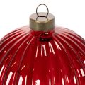 Weihnachtskugeln Glas Rot 8cm