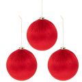 Weihnachtskugel Rot Groß zum