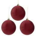 Weihnachtskugel Groß Rot