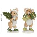 Weihnachtsmäuse Deko Maus Grün