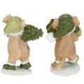 Weihnachtsmäuse Deko Maus Grün