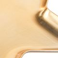 Weihnachtsteller Stern Deko Teller Gold Kunststoff Ø31cm | Floristik24.de