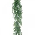 Floristik24 Grünpflanze hängend künstlich Hängepflanze mit Knospen Grün, Weiß 100cm