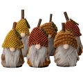 Floristik24 Wichtel Figur Set mit Strickmütze Eichel 10cm 6St