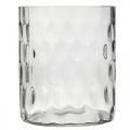 Windlicht Glas, Blumenvase, Glasvase rund Ø11,5cm H13,5cm