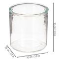 Glaszylinder Vase transparent vielseitig einsetzbar 10cm 3St | Floristik24.de