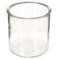 Floristik24 Glas Windlicht rund klares Glas vielseitig einsetzbar 12cm 2St