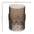 Windlicht Glas Häuser für Tischdekoration 23cm | Floristik24.de
