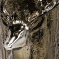 Windlicht Glas mit Hirsch Kopf