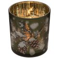 Glas Windlicht mit