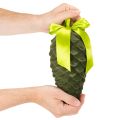 Zapfen Anhänger künstlich mit Geschenkband und Schleife 23cm 3St | Floristik24.de