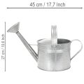 Zink-Gießkanne Vintage Deko 27cm - Pflanzkanne für Garten und Terrasse, Metall Blumenkübel | Floristik24.de
