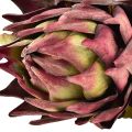 Artischocke künstlich Große Kunstblume Dry Look Lila 76cm | Floristik24.de