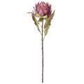 Artischocke künstlich Große Kunstblume Dry Look Lila 76cm | Floristik24.de