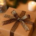 Band Leopard Print Seidenband