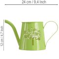 Deko Gießkanne Metall Pusteblume Grün H12cm 2St Deko Vase Shabby | Floristik24.de