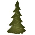 Deko Tanne Tannenbaum beflockt Weihnachtsbaum Grün 60cm | Floristik24.de