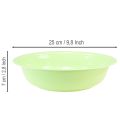 Dekoschale Metall Emaille Optik Schale Grün Limette 25cm | Floristik24.de
