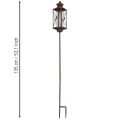 Gartenlaterne Metall Deko Rost Optik 12cmx12cmx135cm | Floristik24.de