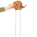 Gartenstecker Igel Rost Edelrost Deko Beetstecker 20cm | Floristik24.de