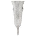 Grabvase Grau Vase zum Stecken mit Calla Motiv H32,5cm | Floristik24.de