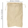 Jutetasche 20×10cm H30cm Geschenktüte | Floristik24.de