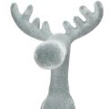 Kantenhocker Elch Deko Kantensitzer H31cm Grau 3 St | Floristik24.de
