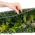 Künstliche Pflanzenwand 100 x 55 cm vertikal Begrünung | Floristik24.de