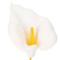 Kunstblume Calla mit gelbem