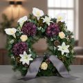 Kunstblume Calla mit gelbem Stempel Dekorative Blüten 35cm 10St | Floristik24.de