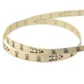 Nachhaltiges Kräuselband Weiß Geschenkband Weihnachten "Ho Ho Ho" 10mm 100m | Floristik24.de
