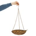 Dekoschale zum Hängen Gartendeko Rost Optik Ø31cm L62cm | Floristik24.de