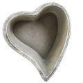 Pflanzschale Herz Pflanzherz Grabschale Tischdeko 20×21,5×8,5cm | Floristik24.de