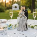 Silberhochzeitspaar 10cm | Floristik24.de