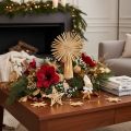 Strohstern Set Christbaumschmuck Figuren und Sterne 35St | Floristik24.de