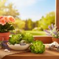 Kunstpflanze Sukkulente grün als Dekoration für Schale oder Vase 10cm 4 Stück | Floristik24.de